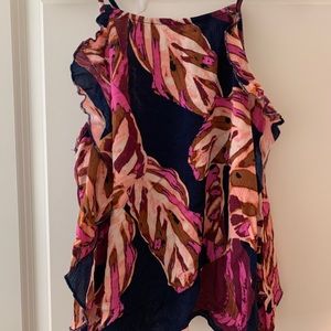 Bright Flowy Floral Top